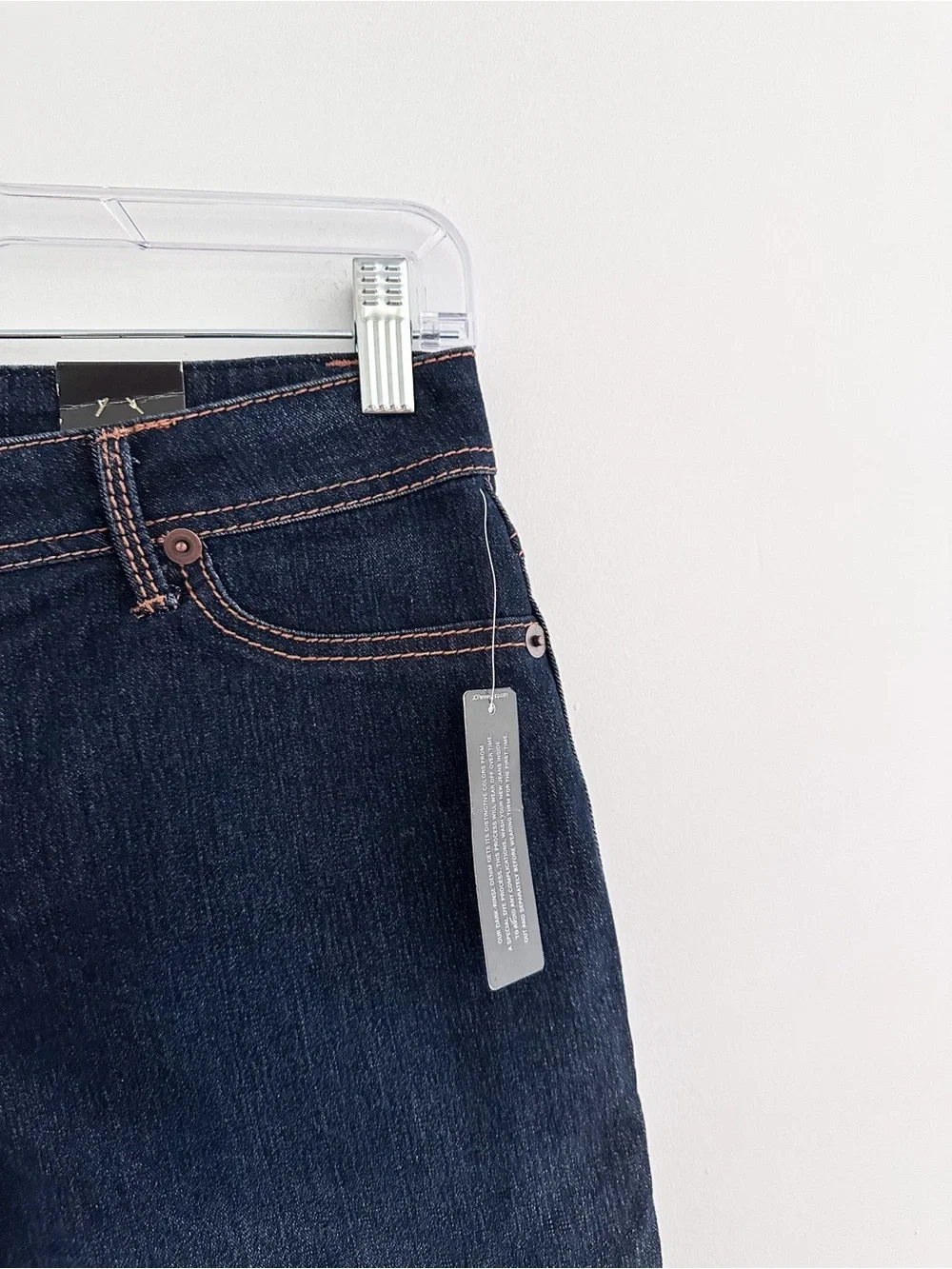 NWT A.N.A. Dark Wash Denim Bermuda Shorts Cuffed Long Jean Shorts Size 4